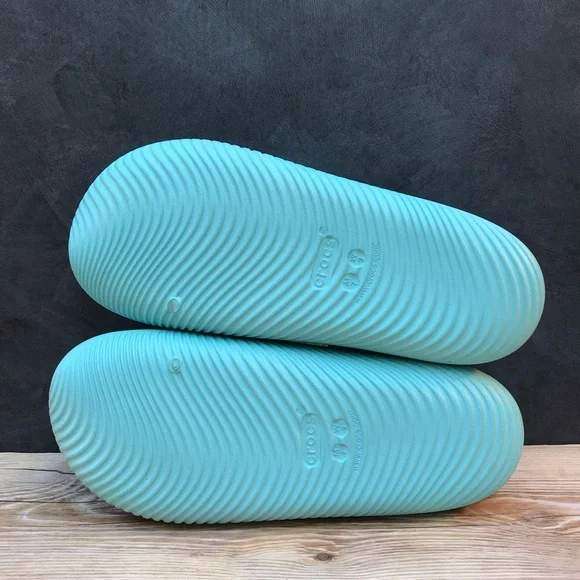 Жіночі шльопанці Crocs Mellow Slide Pure Water Blue — фото 6