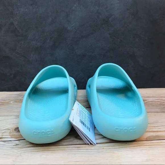 Жіночі шльопанці Crocs Mellow Slide Pure Water Blue — фото 8