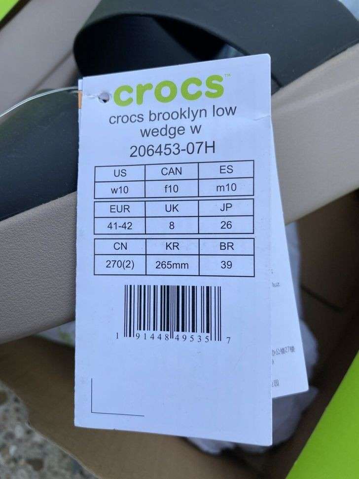 Жіночі Сандалі Crocs Brooklyn Low Wedge Black / Mushroom — фото 3