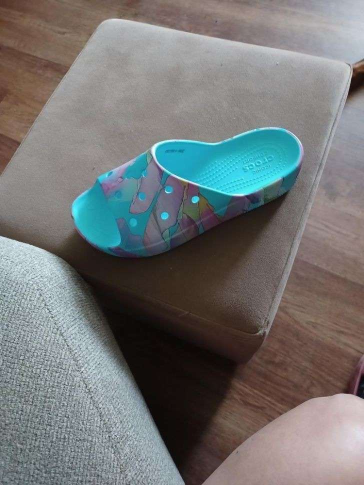Жіночі шльопанці Crocs Classic Platform Slide Neptune/Multi — фото 3