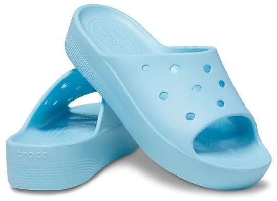 Жіночі шльопанці Crocs Classic Platform Slide Arctic Blue