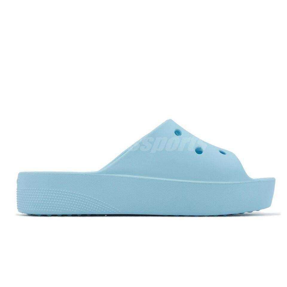 Жіночі шльопанці Crocs Classic Platform Slide Arctic Blue — фото 5