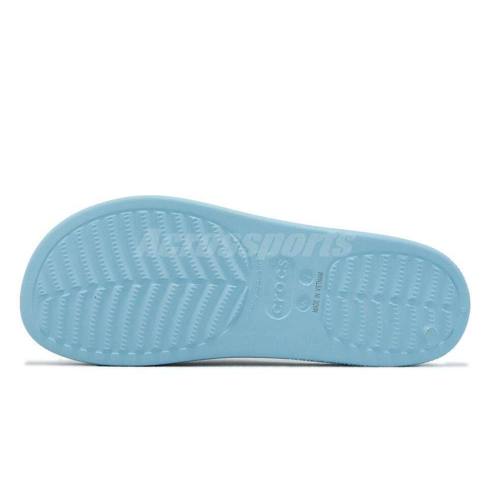 Жіночі шльопанці Crocs Classic Platform Slide Arctic Blue — фото 6