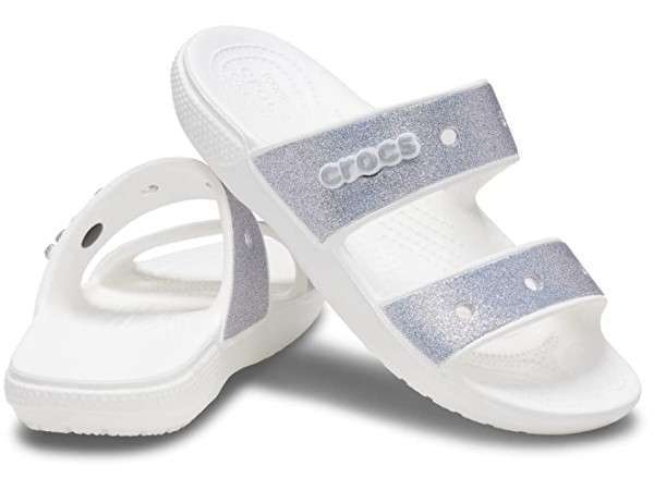 Жіночі шльопанці Crocs Classic Glitter Sandal Multi — фото 1