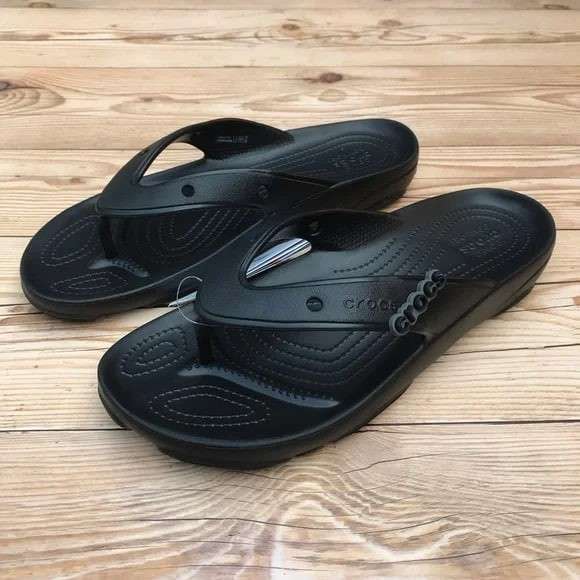 Чоловічі в'єтнамки Crocs All-Terrain Flip Black — фото 2