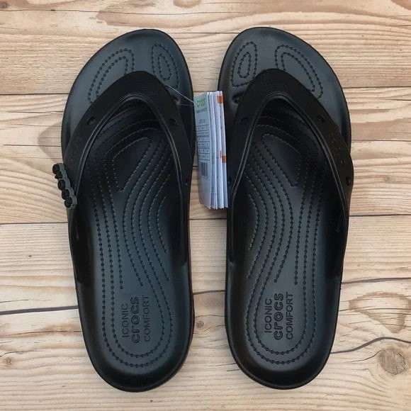 Чоловічі в'єтнамки Crocs All-Terrain Flip Black — фото 11