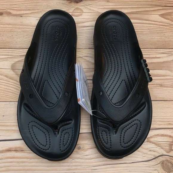 Чоловічі в'єтнамки Crocs All-Terrain Flip Black — фото 12