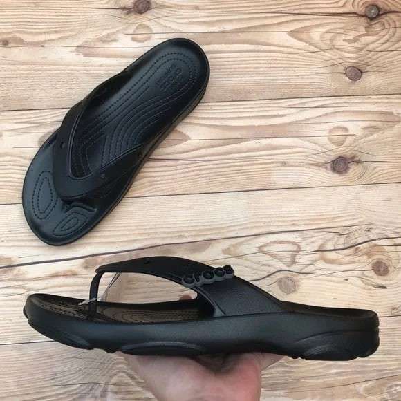 Чоловічі в'єтнамки Crocs All-Terrain Flip Black — фото 13
