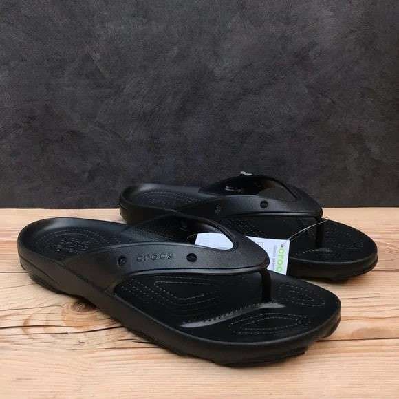 Чоловічі в'єтнамки Crocs All-Terrain Flip Black — фото 8