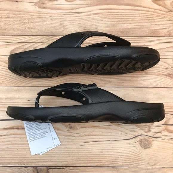 Чоловічі в'єтнамки Crocs All-Terrain Flip Black — фото 10