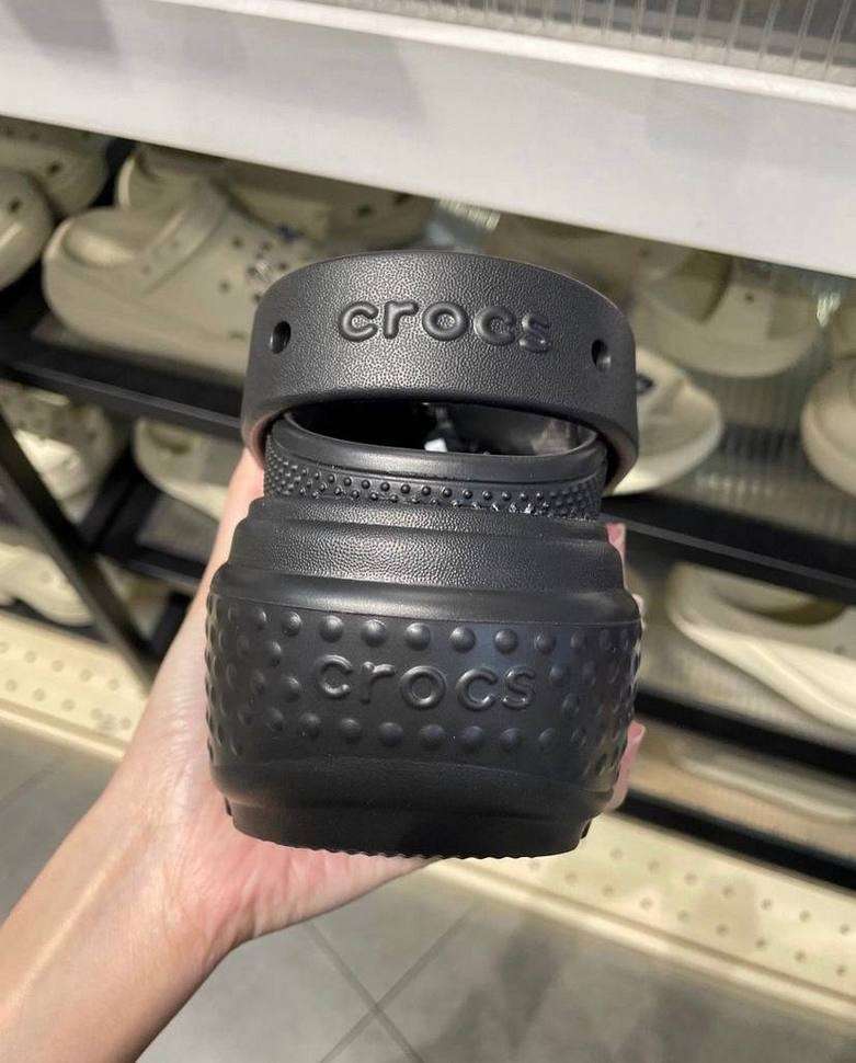 Жіночі Crocs Stomp Clog Black — фото 12