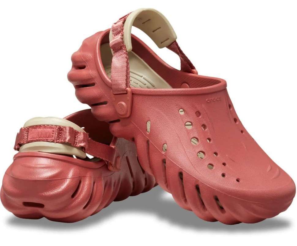 Crocs Єхо Клог Червоні Echo Clog Strawberry-Wine