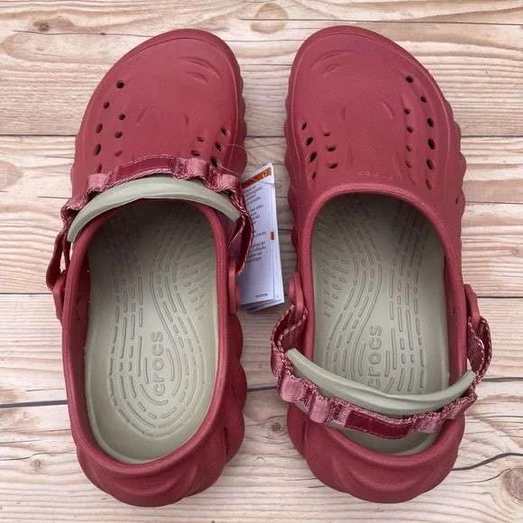 Crocs Єхо Клог Червоні Echo Clog Strawberry-Wine — фото 13