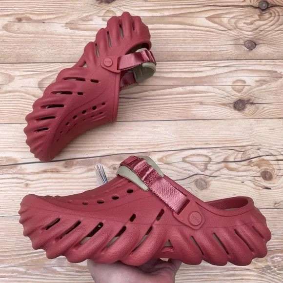 Crocs Єхо Клог Червоні Echo Clog Strawberry-Wine — фото 4