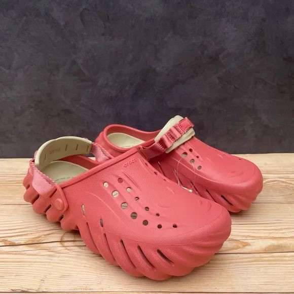Crocs Єхо Клог Червоні Echo Clog Strawberry-Wine — фото 5