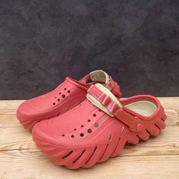 Crocs Єхо Клог Червоні Echo Clog Strawberry-Wine — фото 7