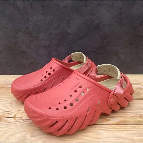 Crocs Єхо Клог Червоні Echo Clog Strawberry-Wine — фото 8