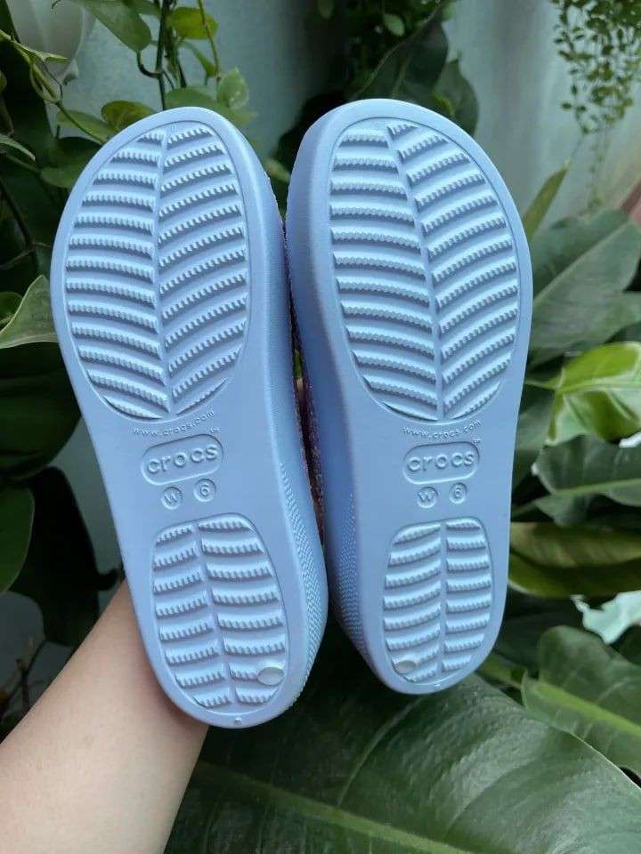 Шльопанці Crocs Classic Platform Slide Blue Calcite / Multi — фото 7