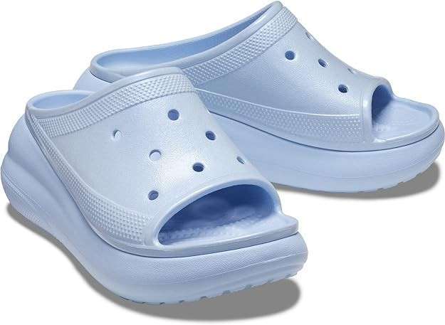 Жіночі шльопанці Crocs Classic Crush Platform Blue Calcite