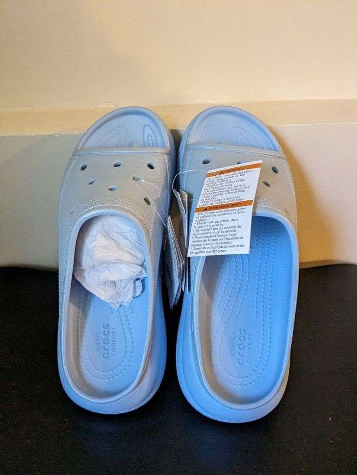 Жіночі шльопанці Crocs Classic Crush Platform Blue Calcite — фото 4