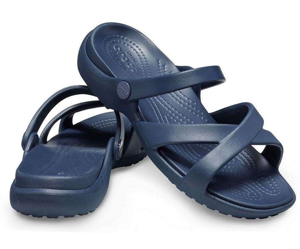 Жіночі сандалі Crocs Meleen Crossband Sandal Navy