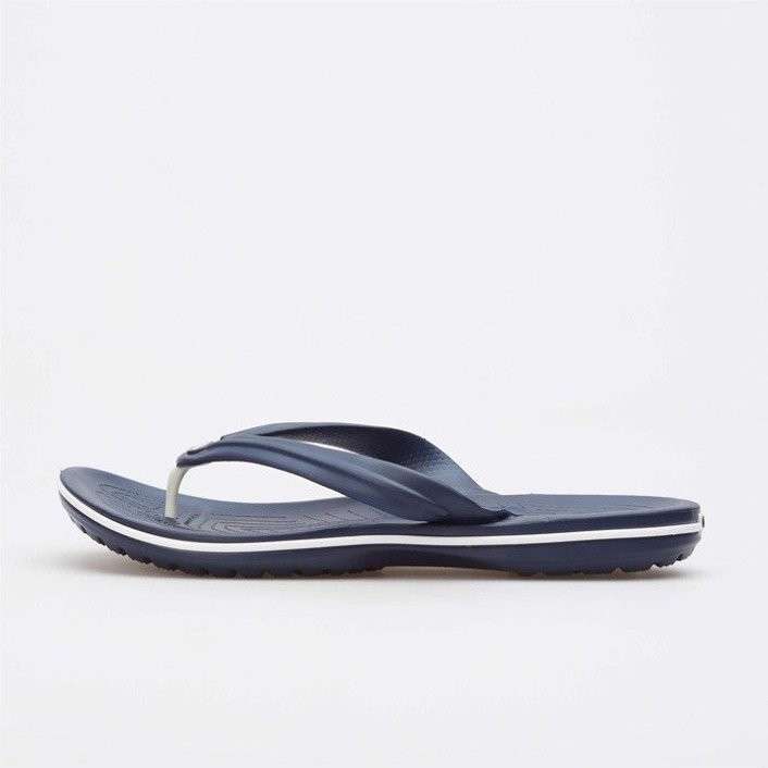Чоловічі в'єтнамки Crocs Crocband Flip Navy/White — фото 2