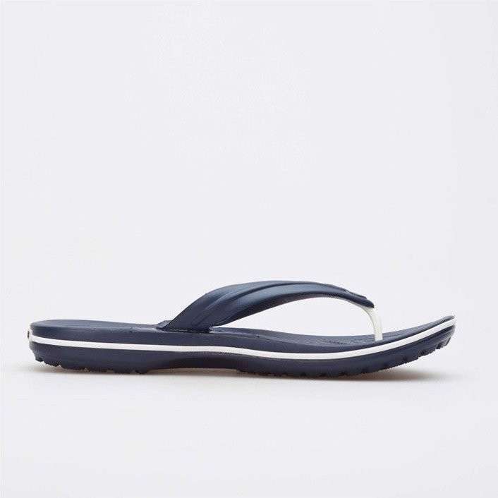 Чоловічі в'єтнамки Crocs Crocband Flip Navy/White — фото 5