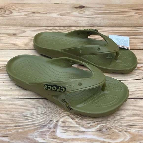 Чоловічі в'єтнамки Crocs All-Terrain Flip Aloe Green — фото 13