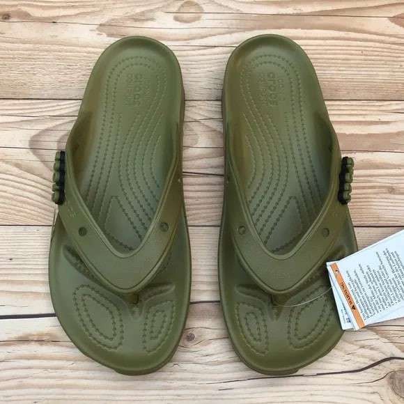 Чоловічі в'єтнамки Crocs All-Terrain Flip Aloe Green — фото 4