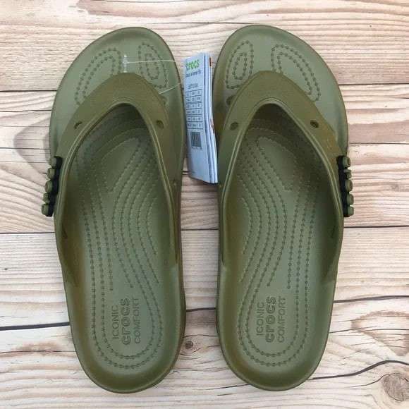 Чоловічі в'єтнамки Crocs All-Terrain Flip Aloe Green — фото 5