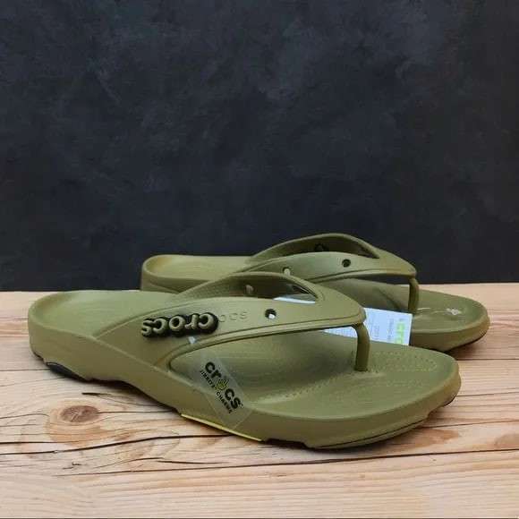 Чоловічі в'єтнамки Crocs All-Terrain Flip Aloe Green — фото 6