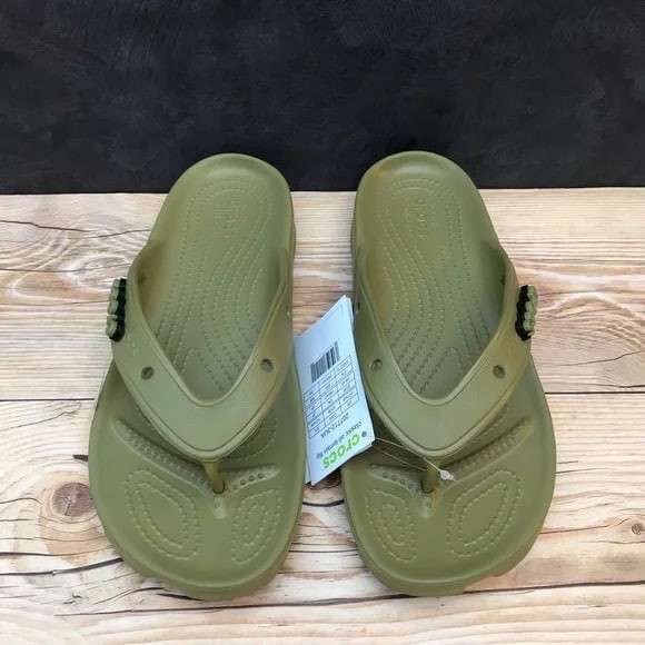 Чоловічі в'єтнамки Crocs All-Terrain Flip Aloe Green — фото 7