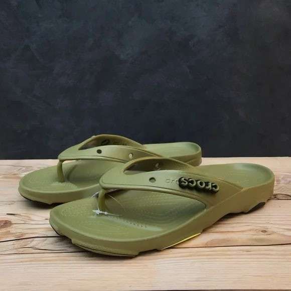 Чоловічі в'єтнамки Crocs All-Terrain Flip Aloe Green — фото 8