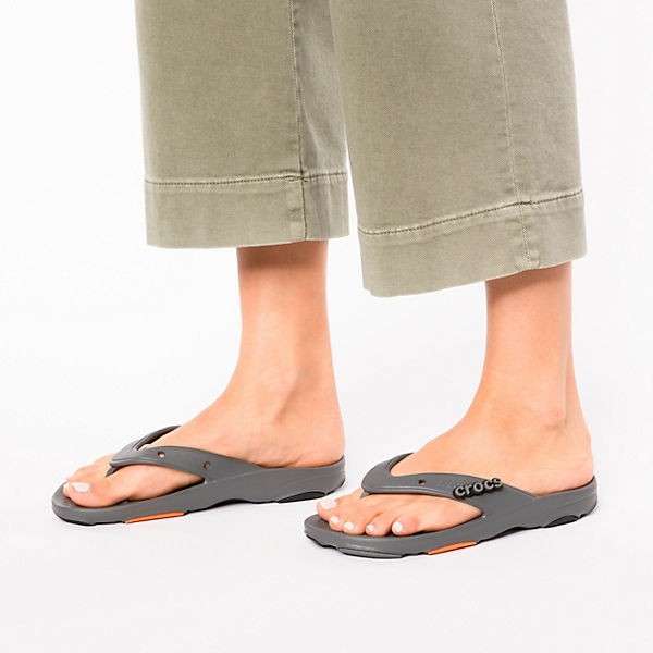 Чоловічі в'єтнамки Crocs All-Terrain Flip Slate Grey — фото 2