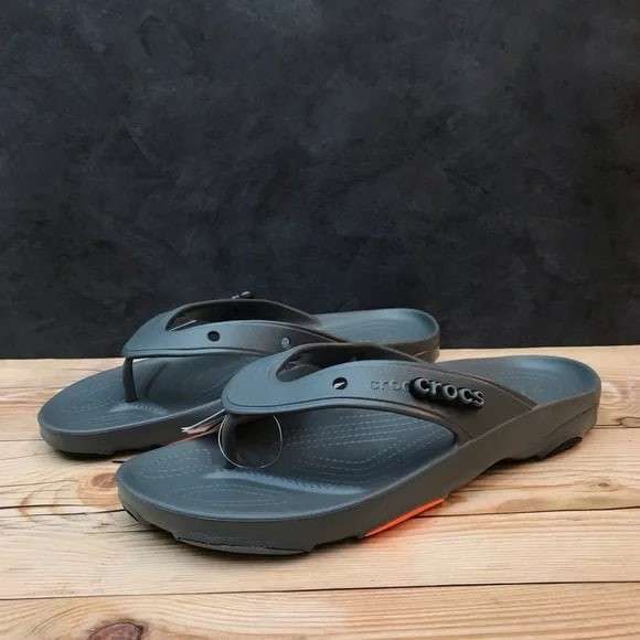 Чоловічі в'єтнамки Crocs All-Terrain Flip Slate Grey — фото 8