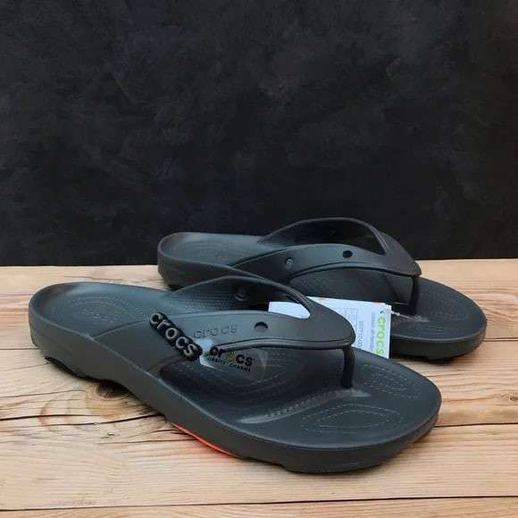 Чоловічі в'єтнамки Crocs All-Terrain Flip Slate Grey — фото 9