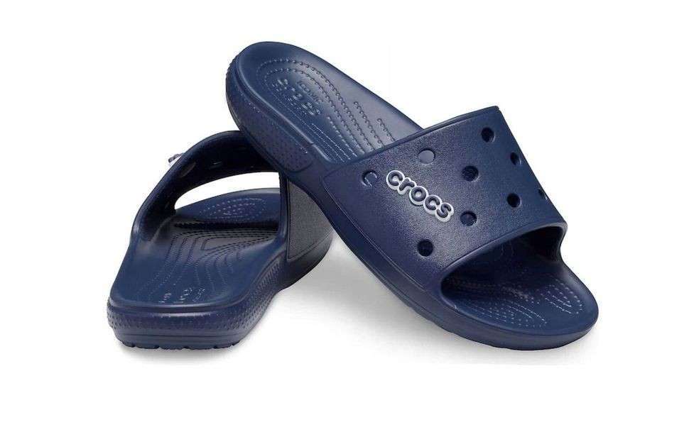 Чоловічі в'єтнамки Crocs Classic Slide Blue Navy — фото 6