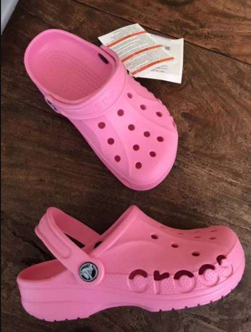Дитячі Crocs для дівчинки Baya Clog Kids Pink Lemonade — фото 2