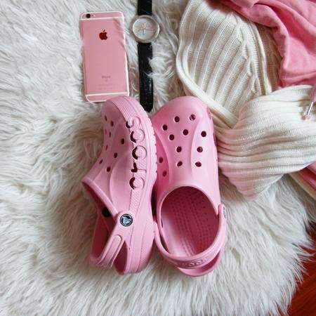 Дитячі Crocs для дівчинки Baya Clog Kids Pink Lemonade — фото 3
