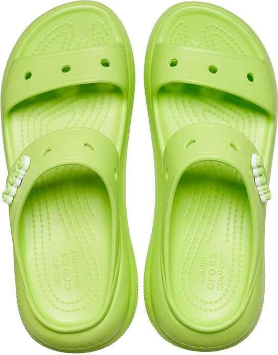 Жіночі шльопанці Crocs Crush Sandal Limeade — фото 5
