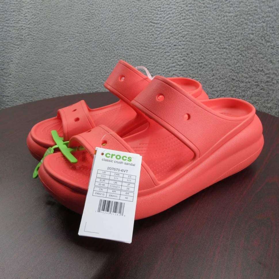 Жіночі шльопанці Crocs Crush Sandal Neon Watermelon — фото 4