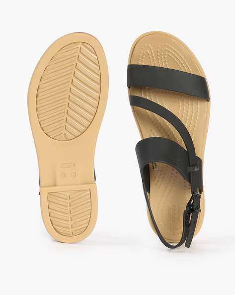Жіночі Сандалі Crocs Tulum Strappy Black / Mushroom — фото 5