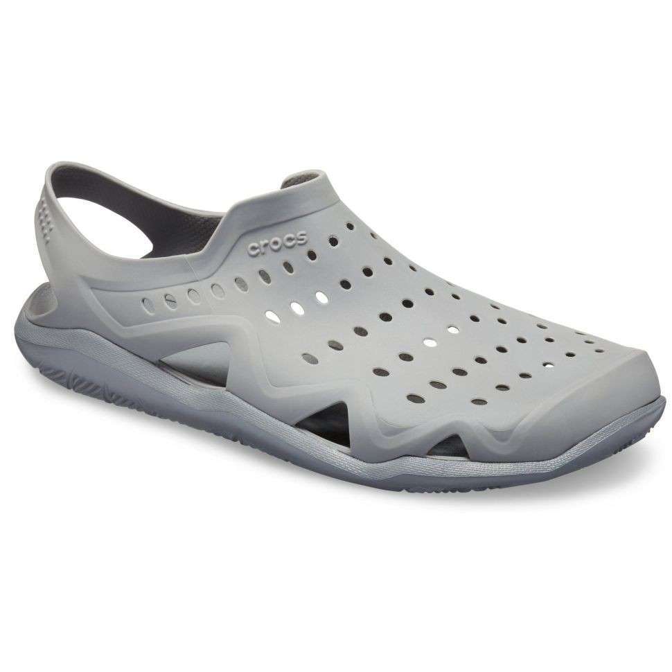 Чоловічі сандалі Crocs Men's Swiftwater Wave Sandal Flat Grey — фото 7