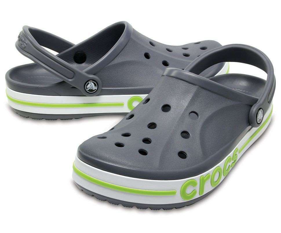 Чоловічі Crocs Баябенд Клог Сірі Bayaband Clog Charcoal Volt Green