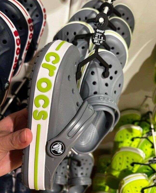 Чоловічі Crocs Баябенд Клог Сірі Bayaband Clog Charcoal Volt Green — фото 14