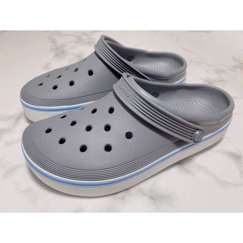 Crocs Офф Клог Сірі Off Court Clog Charcoal — фото 6