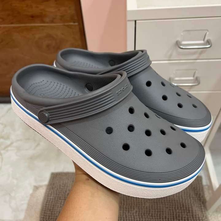 Crocs Офф Клог Сірі Off Court Clog Charcoal — фото 8