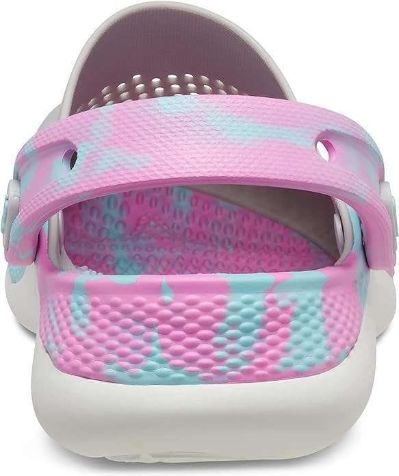 Дитячі Crocs для дівчинки Literide 360 Marbled Clog Pearl White Multi — фото 6