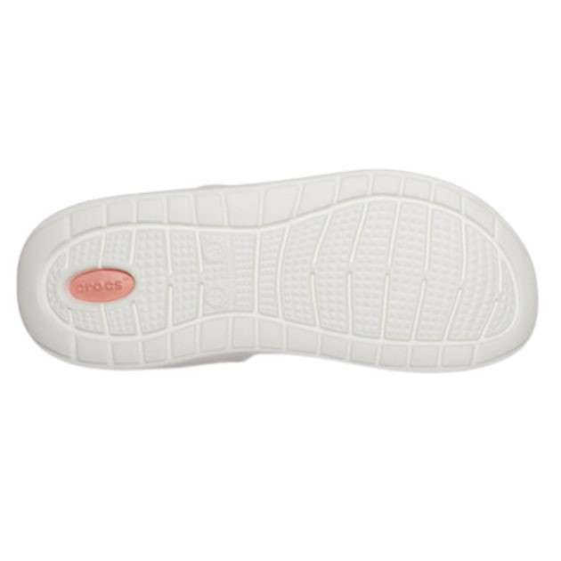Дитячі Crocs для дівчинки LiteRide Kids Clog Grey/Powder/White — фото 4