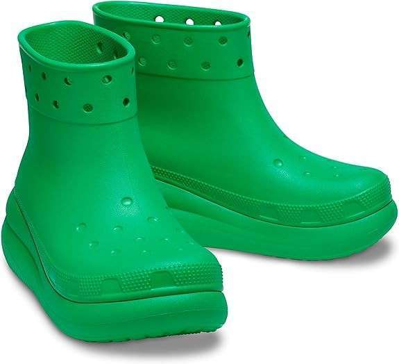 Жіночі гумові чоботи Crocs Crush Rain Boot Grass Green — фото 12
